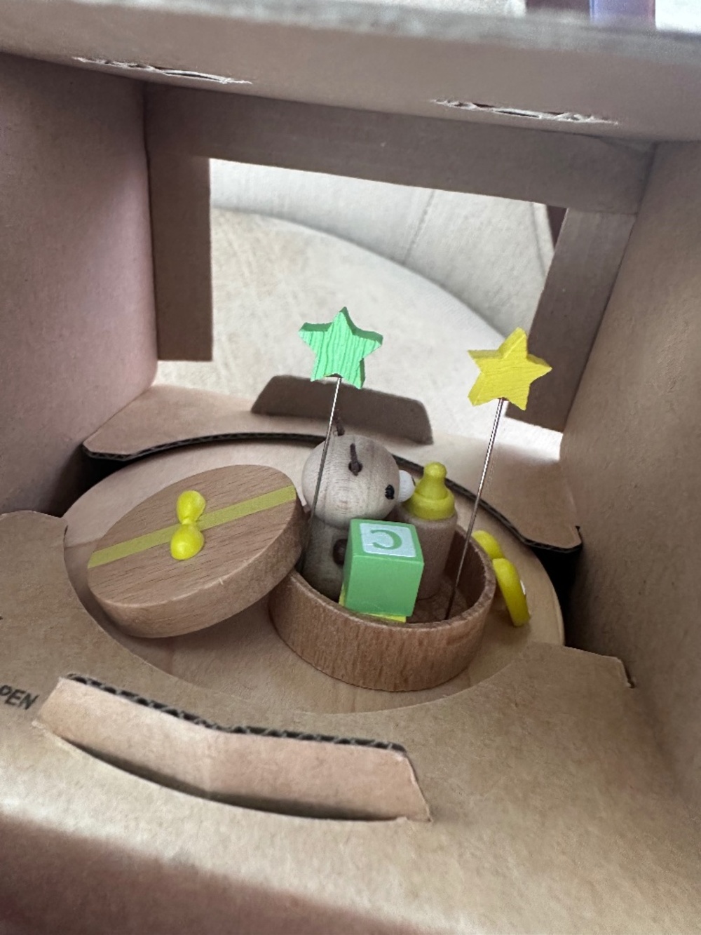 Wooderful life wooden baby music box